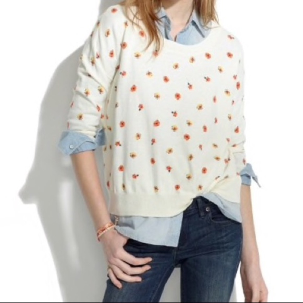 Madewell Studio Sweater in Pansy
